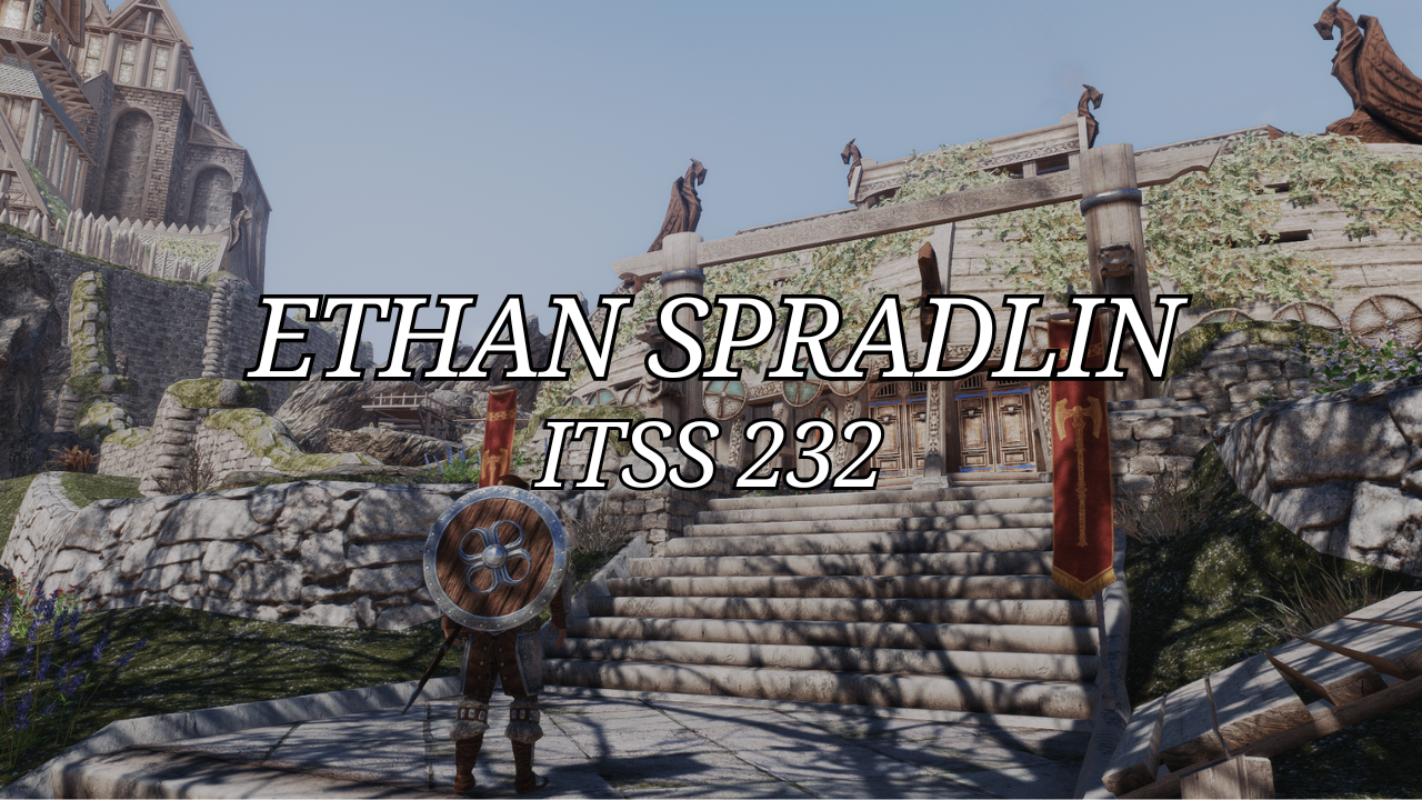Ethan Spradlin ITSS 232